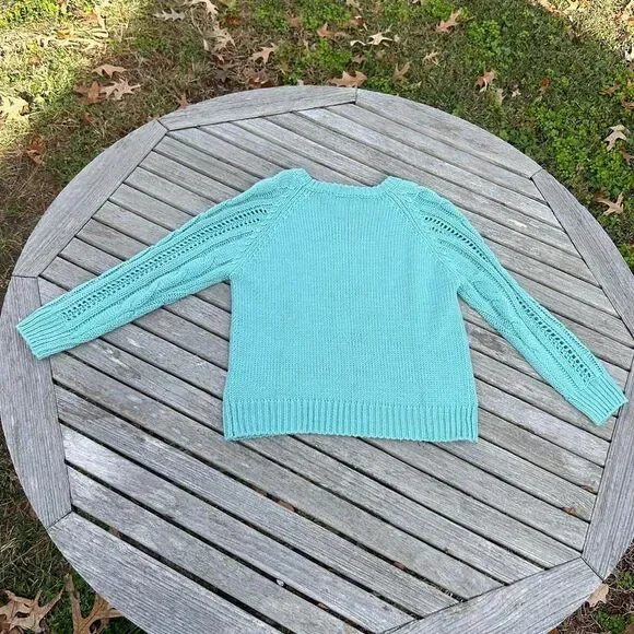 Naf naf blue lightweight sweater size small - Picture 6 of 8